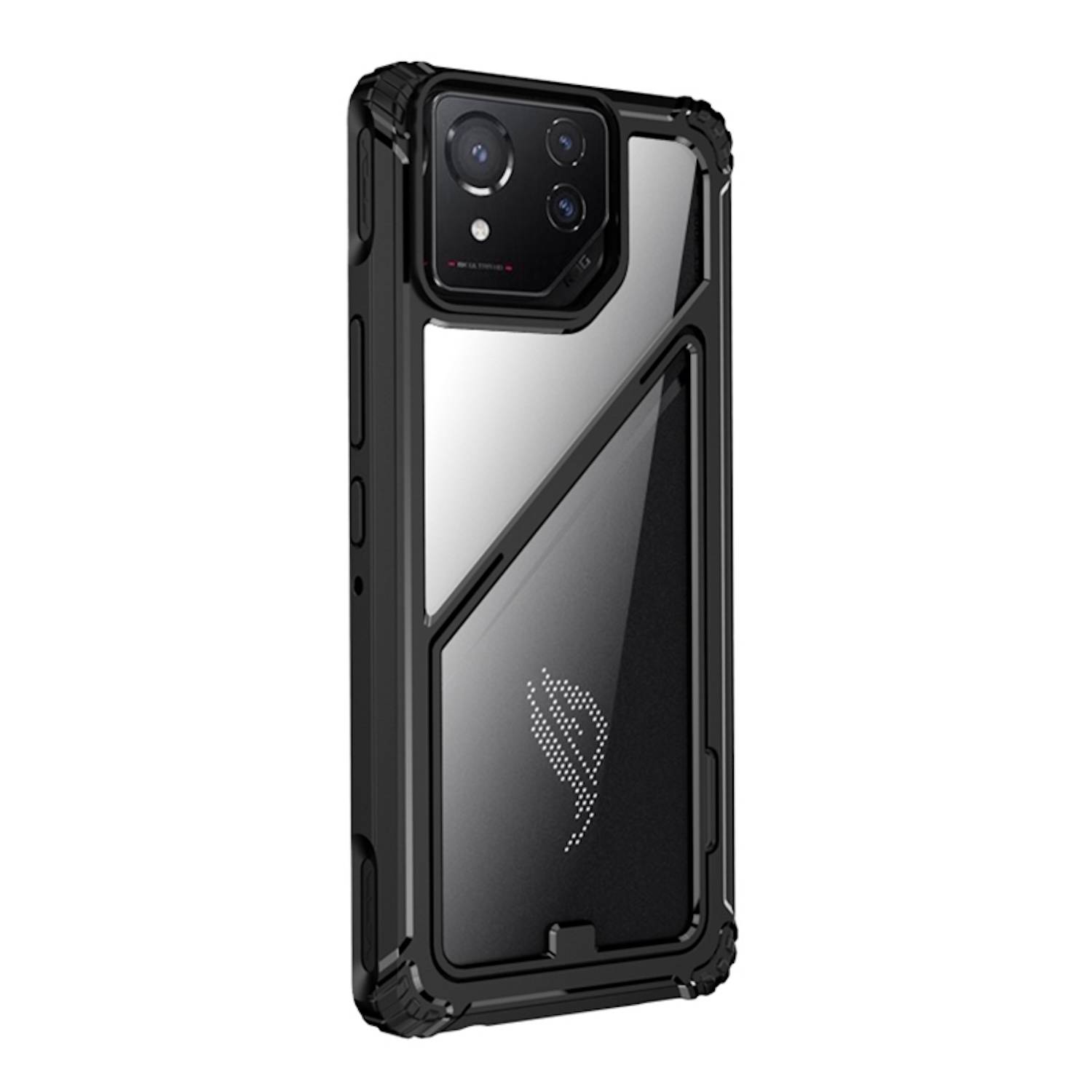 Für Asus ROG Phone 8 Pro Schock TPU / PC Hülle magnetischer Halter
