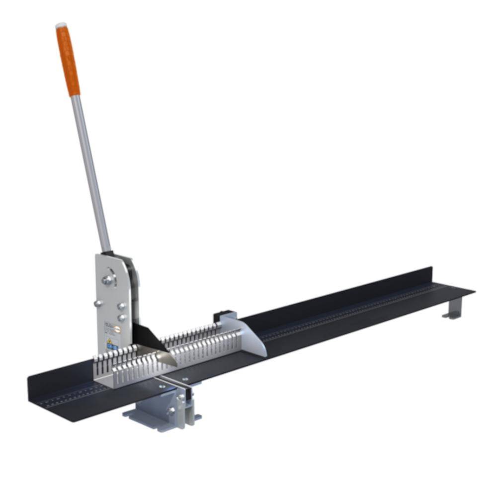 Verdrahtungskanal Schneidgerät - ALFRA VKS 125 - mit Handhebelbetätigung - Längenanschlag metrisch/Inch, lasergraviert