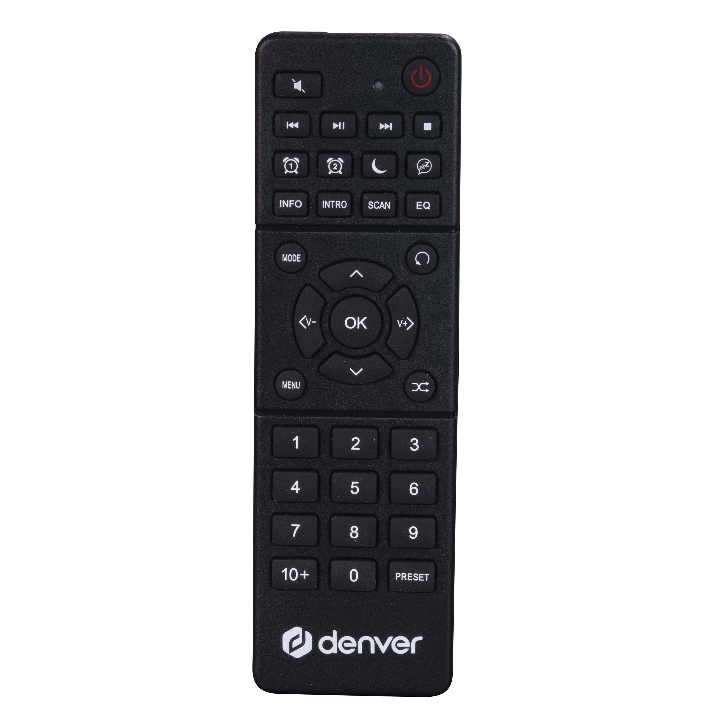 Denver MDA-525 DAB+/FM Retro-System | CD-Player, Bluetooth, und USB-Anschluss | All-in-One Holzkonstruktion, 2x50W | Elegantes Retro Design für