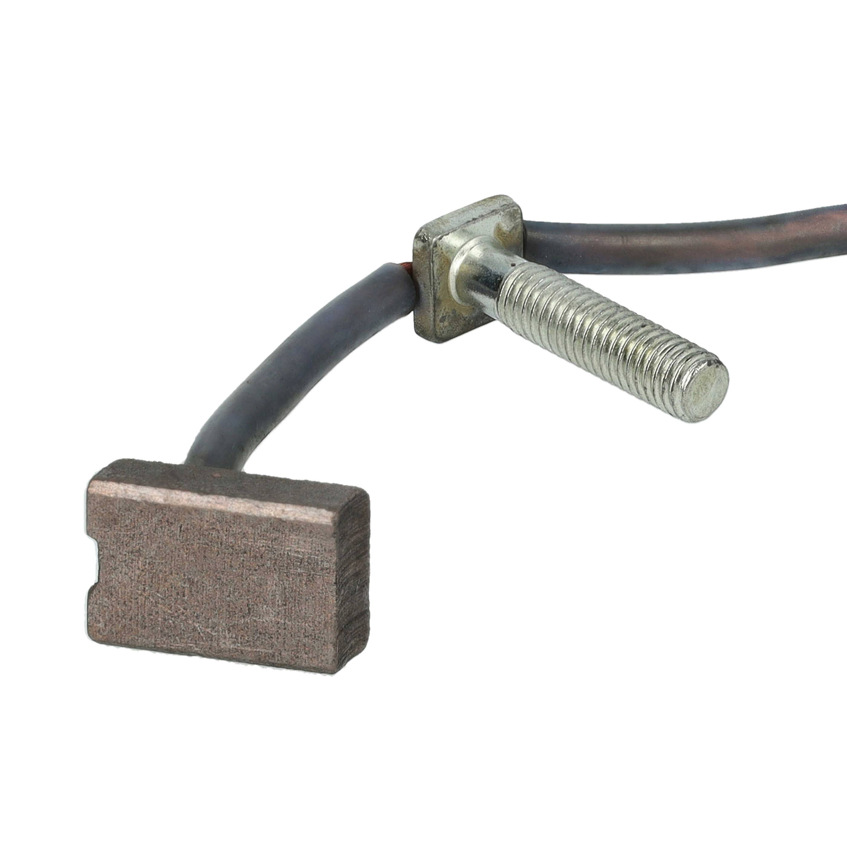 vhbw 4x Kohlebürste 19 x 12,45 x 7 mm Ersatz für DAUTEL 0073356, 24MG32THE, 0073357, 12MG32THE für Ladebordwand