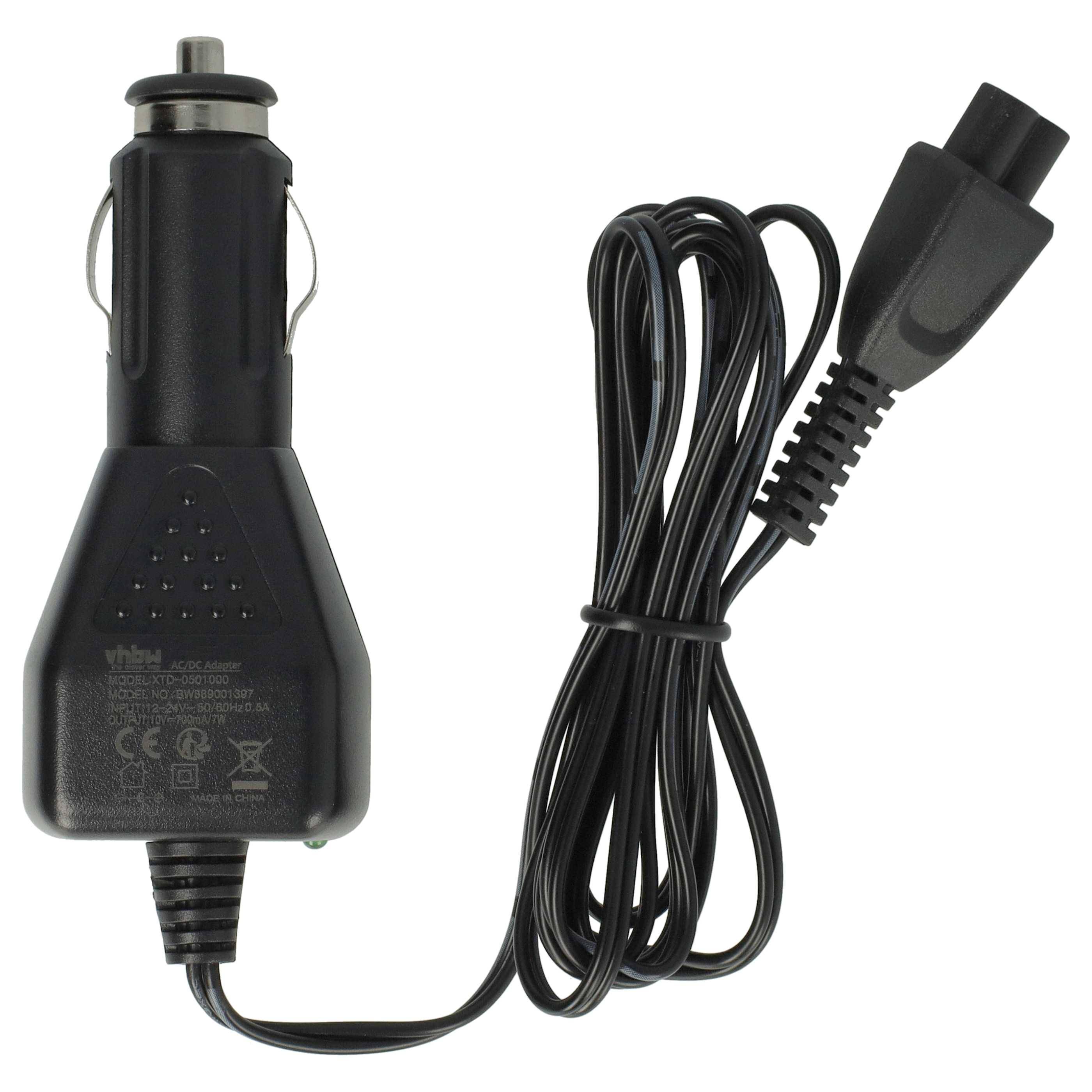 vhbw KFZ-Ladekabel kompatibel mit Kärcher OC 3 + Adventure Druckreiniger - 12V Ladegerät Schwarz