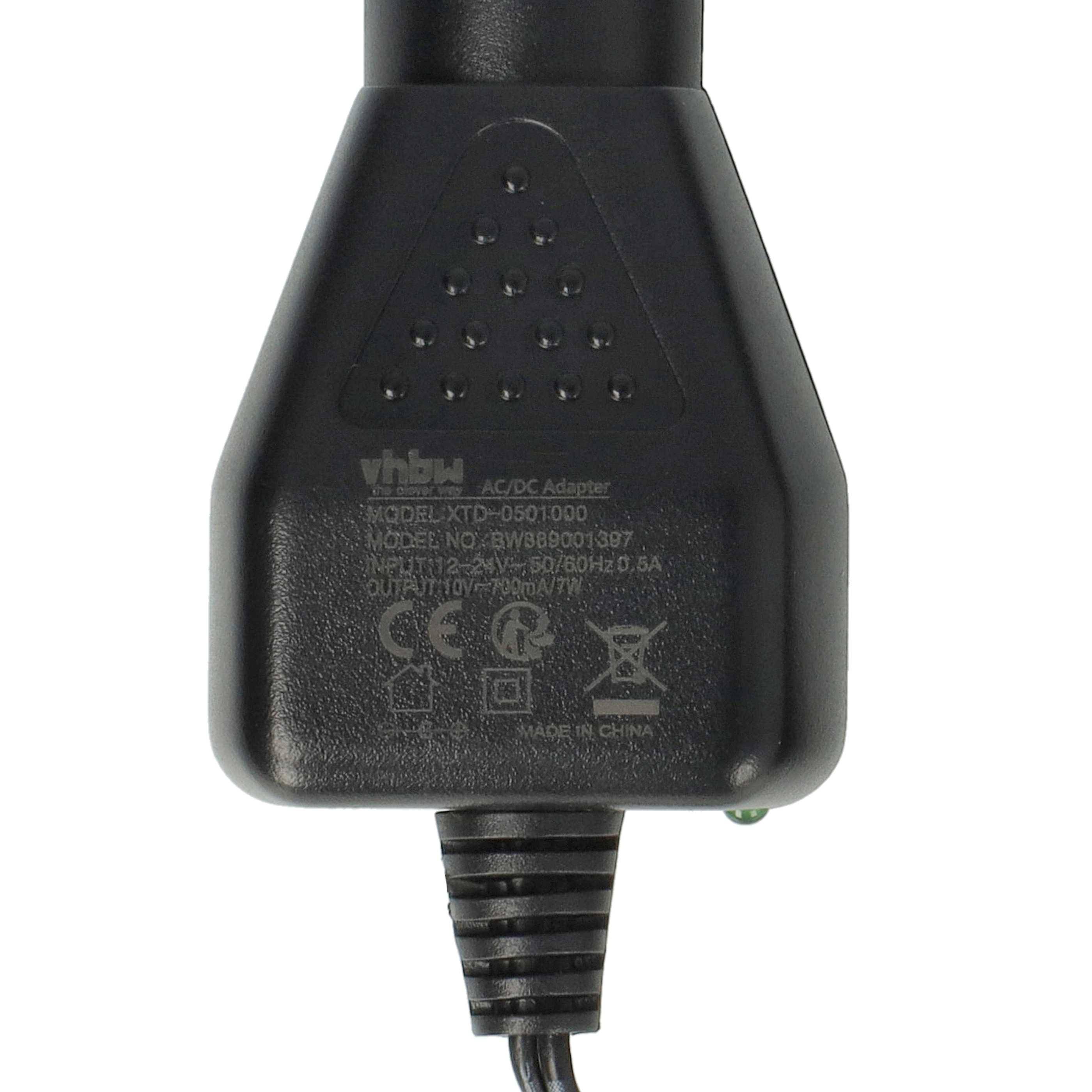 vhbw KFZ-Ladekabel kompatibel mit Kärcher OC 3 Plus Car Druckreiniger - 12V Ladegerät Schwarz