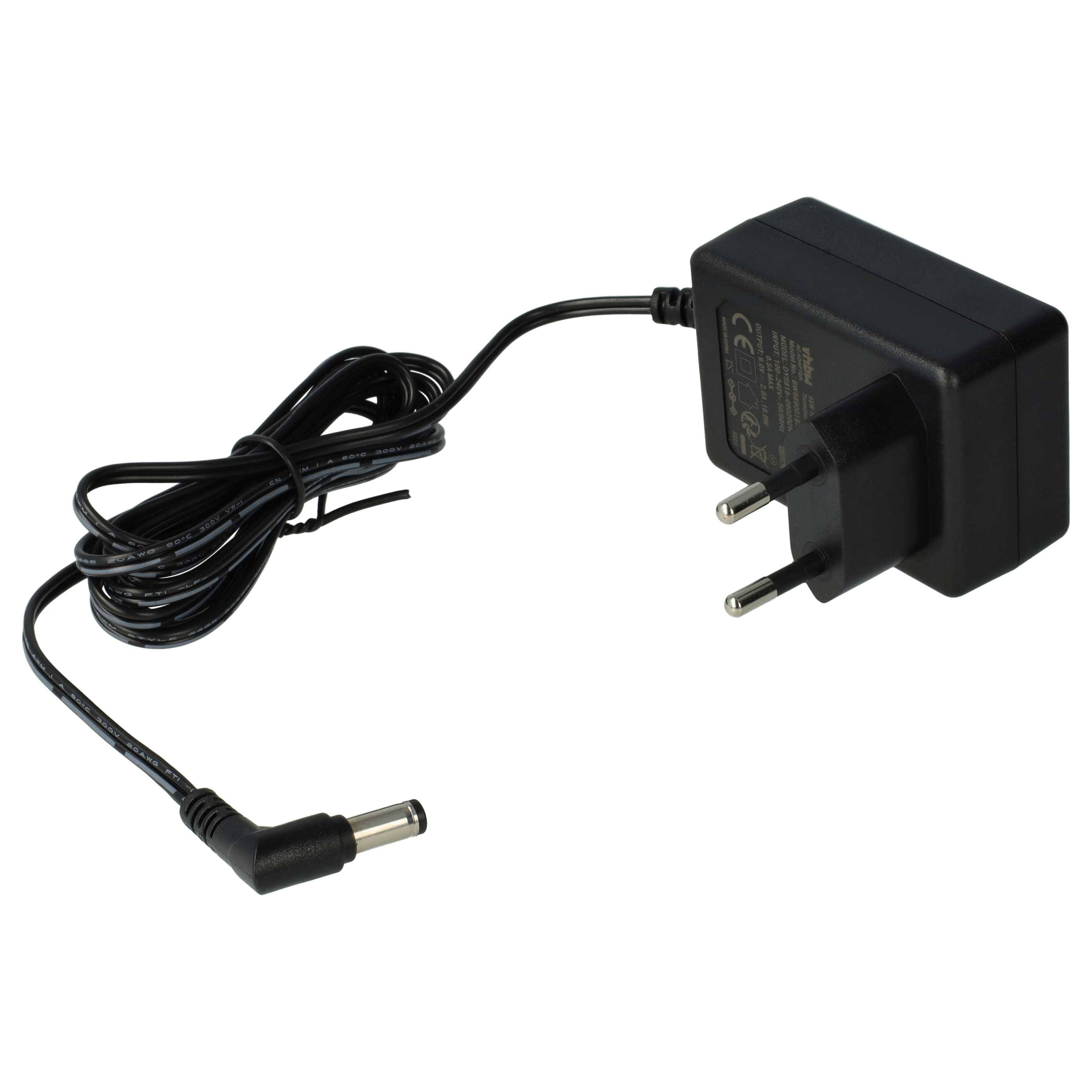 vhbw Netzteil kompatibel mit Soehnle Professional 9122 (IP42), 9120 (IP42), 9121 (IP42) Tischwaage, Plattformwaage - 180 cm