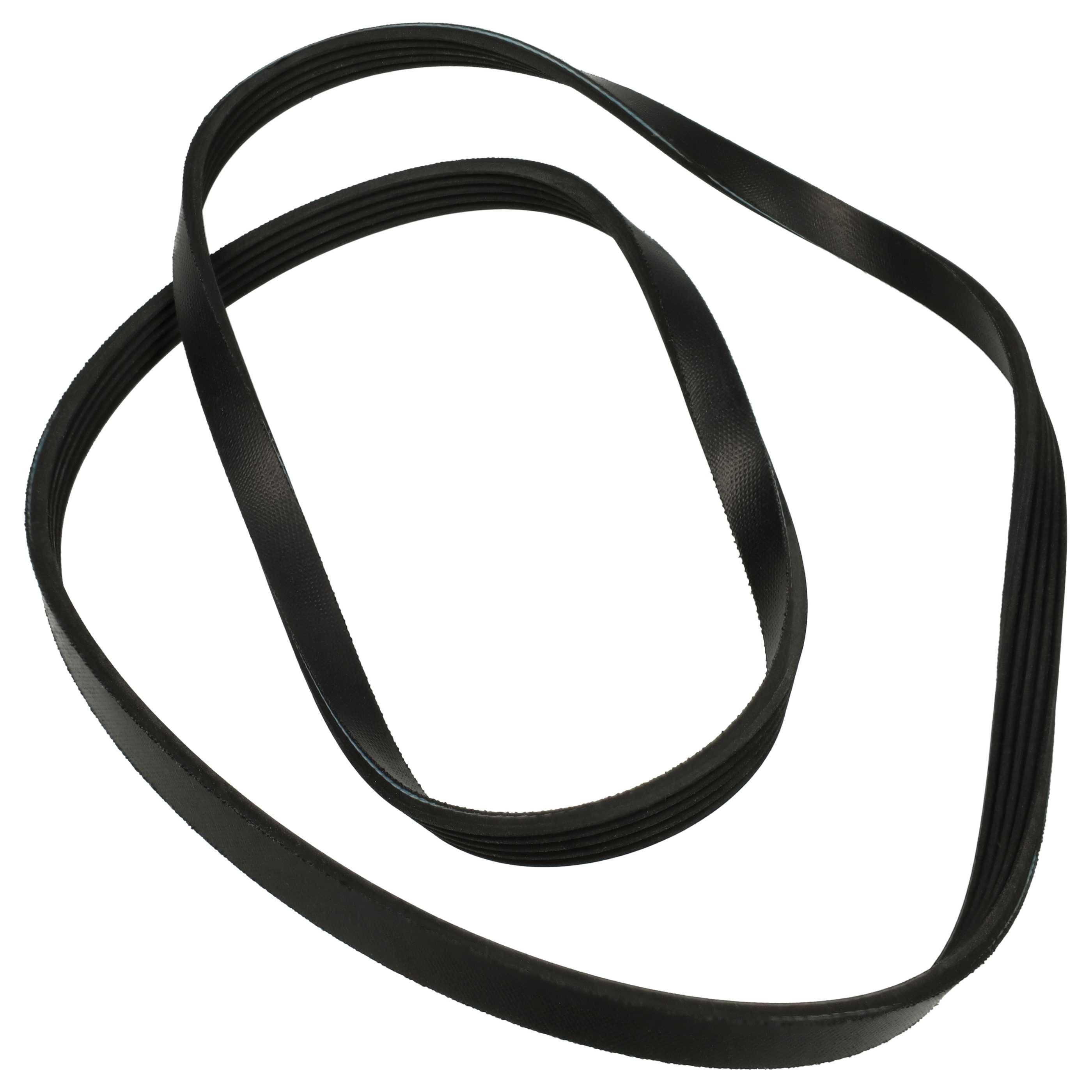 vhbw Keilriemen kompatibel mit Rosenlew RTF5142, RTF3540, RTF71203W, RTF3146 Wäschetrockner - 22,8 cm Schwarz