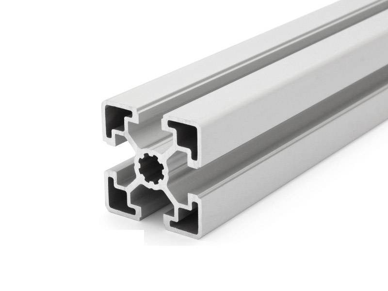 Aluminiumprofil 45x45L B-Typ Nut 10 (leicht), silber eloxiert. Aluminium Profil 45x45 Alu Profil 45 x 45 Montage- Systemprofil 1710mm