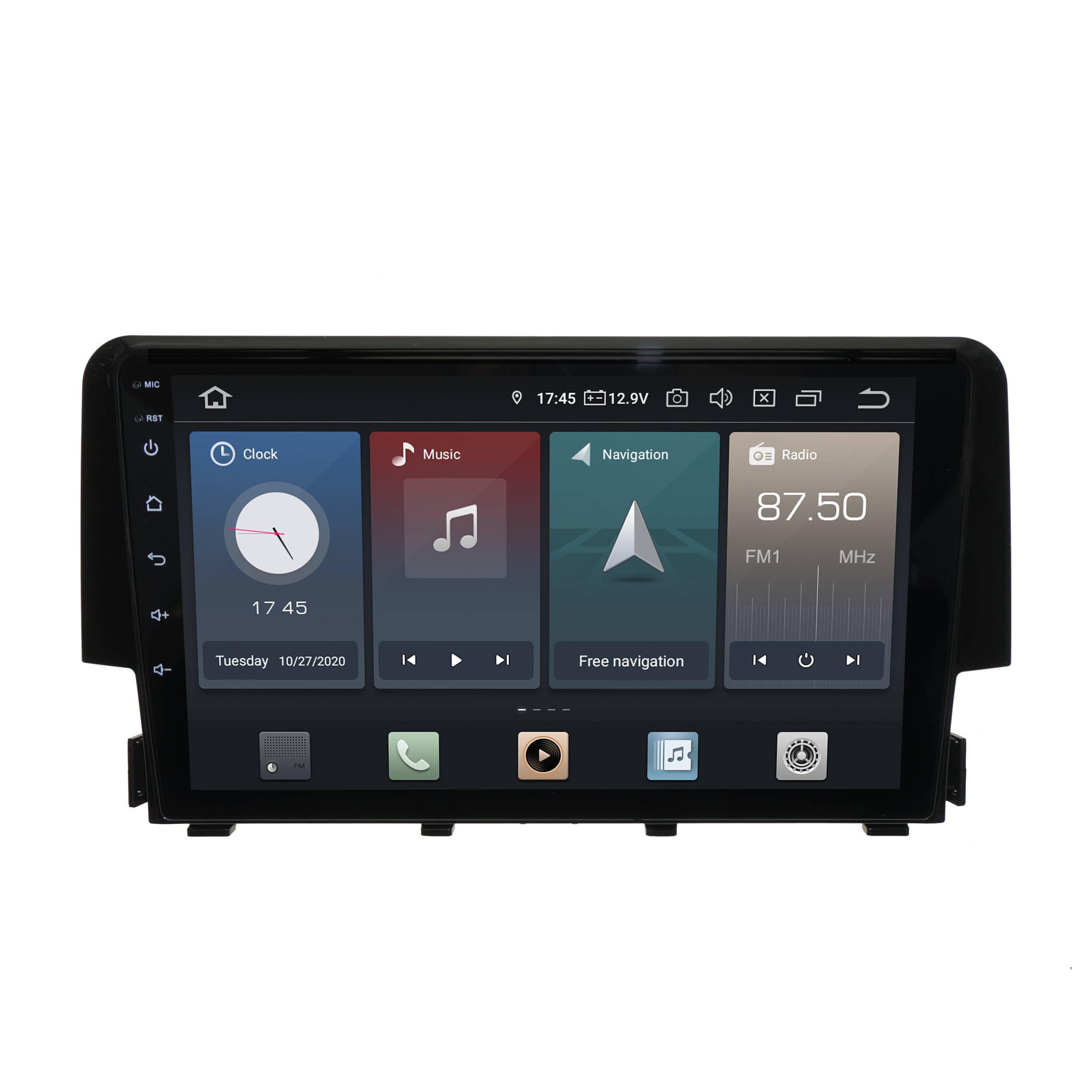 Für Honda Civic 16-22 9" Touchscreen Android Autoradio GPS Navi CarPlay