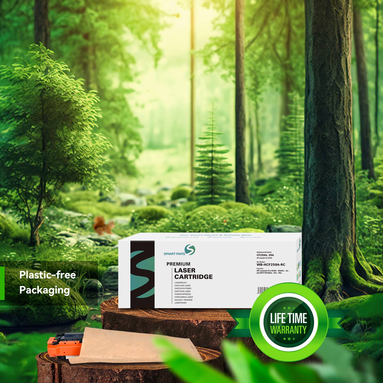 SmartMate wiederaufbereitete Laser Toner Patrone für Lexmark 74C2HM0 Magenta