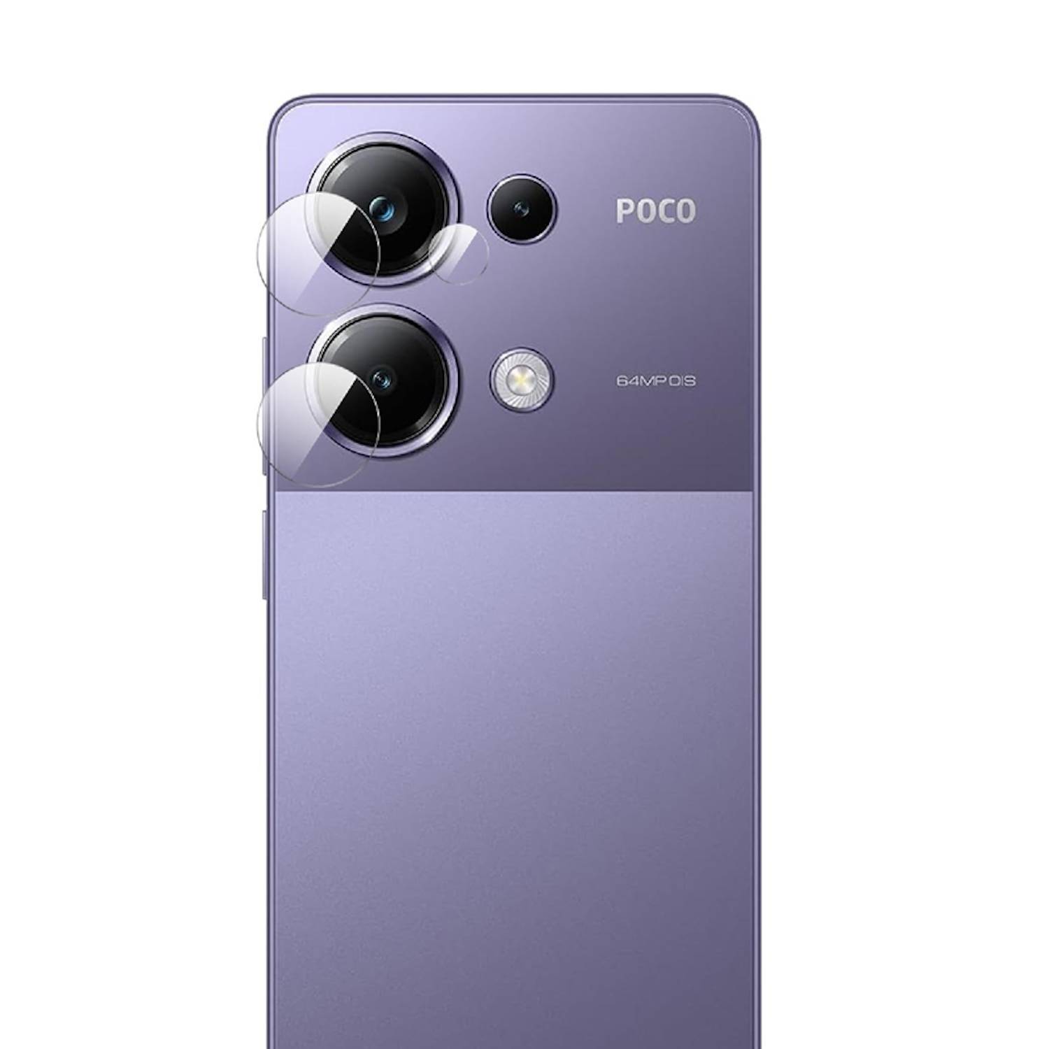 Für Xiaomi Poco M6 Pro 4G / Redmi Note 13 Pro 4G 3x Glas Kamera Linse
