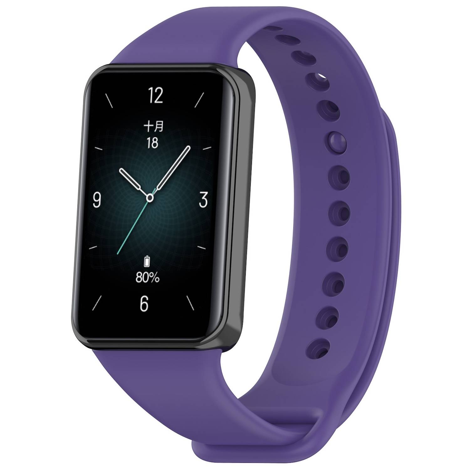 Für Honor Band 9 hochwertiges TPU Solid Color Watch Ersatz Arm Band Lila
