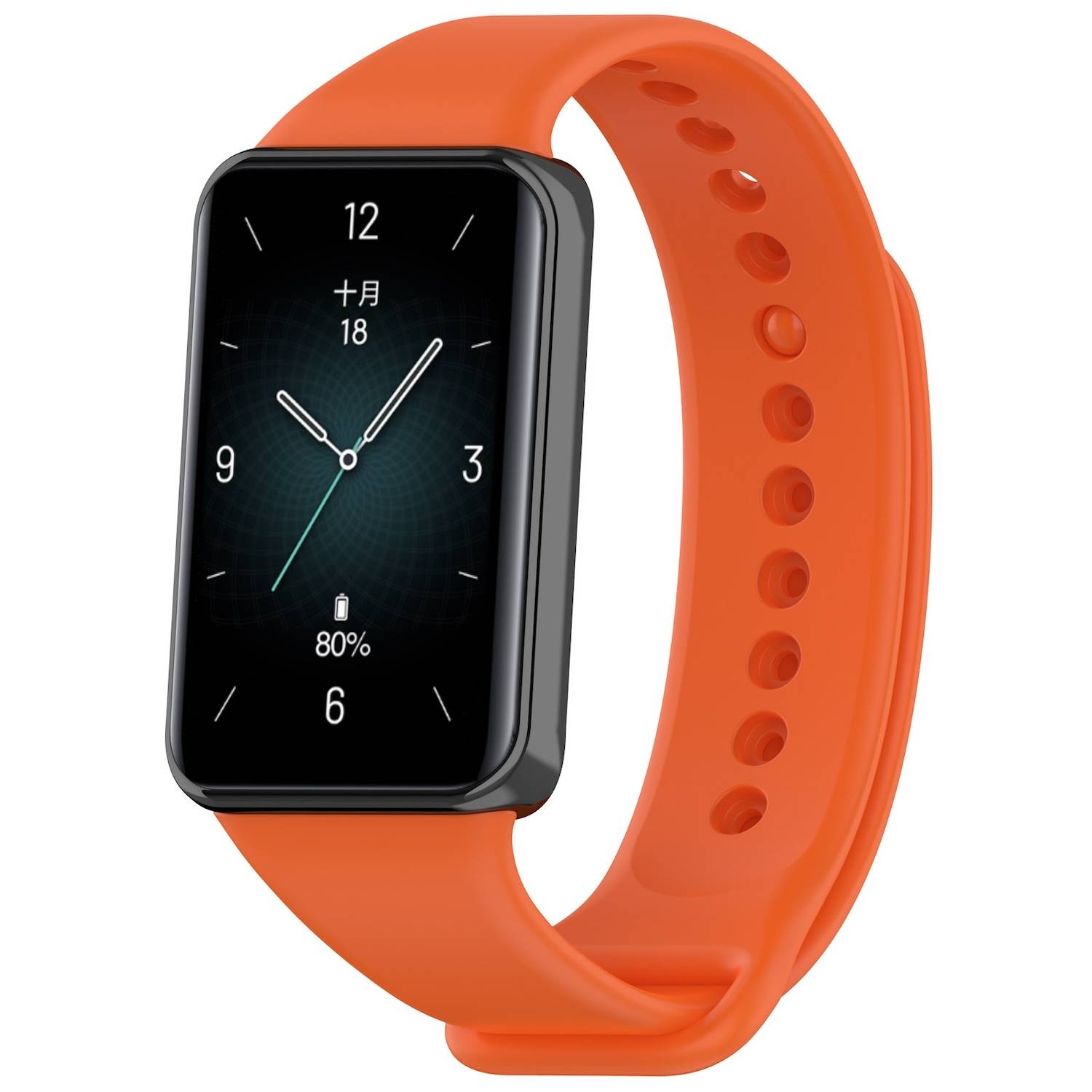 Für Honor Band 9 hochwertiges TPU Solid Color Watch Ersatz Arm Band Orange