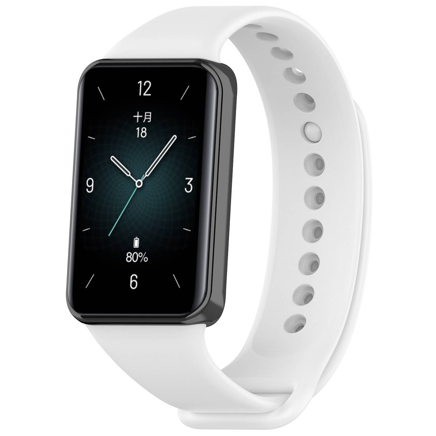 Für Honor Band 9 hochwertiges TPU Solid Color Watch Ersatz Arm Band Weiß