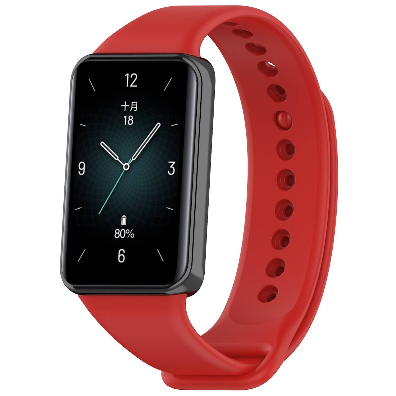Für Honor Band 9 hochwertiges TPU Solid Color Watch Ersatz Arm Band Rot