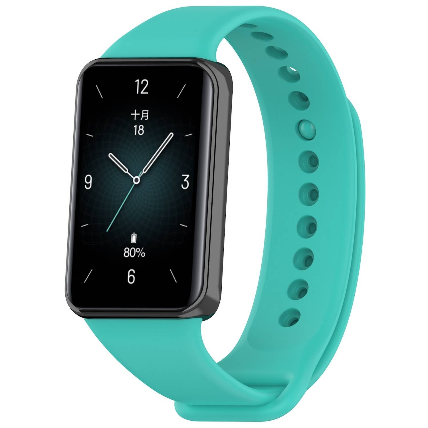 Für Honor Band 9 hochwertiges TPU Solid Color Watch Ersatz Arm Band Türkis