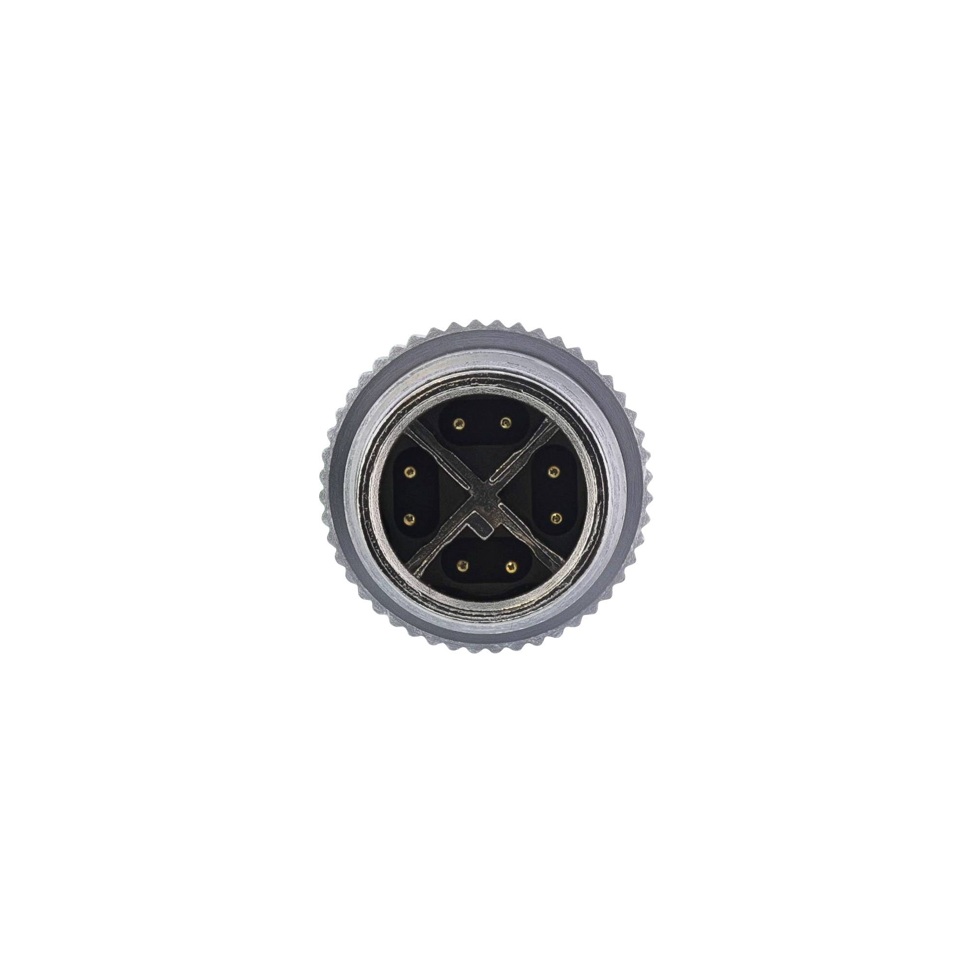 INLINE - Industrie Netzwerkkabel - M12 8-pin X-kodiert St./St. Cat.6A PUR - 10m