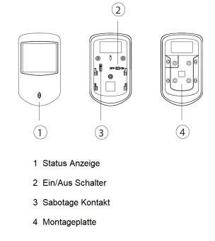 Dahua - ARD2231-W2(868) - Alarm - Dual Melder, - Dual Melder 868MHz, PIR und Mikrowelle