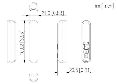 Dahua - ARD323-W2(868S) - Alarm - Türkontakt Kurz, - Türkontakt Kurz 868MHz