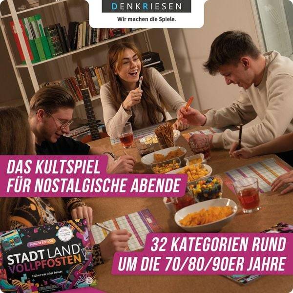 Denkriesen - Stadt Land Vollpfosten® 70/80/90 Edition - "Früher war alles besser." (Spiel)
