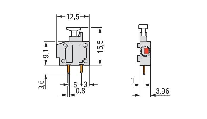 WAGO GmbH & Co. KG Anreihbare Leiterplattenk. 235-201