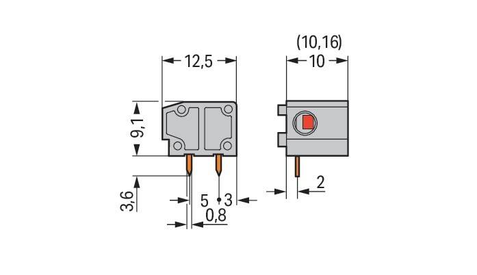 WAGO GmbH & Co. KG Anreihbare Leiterplattenk. 235-801/333-000