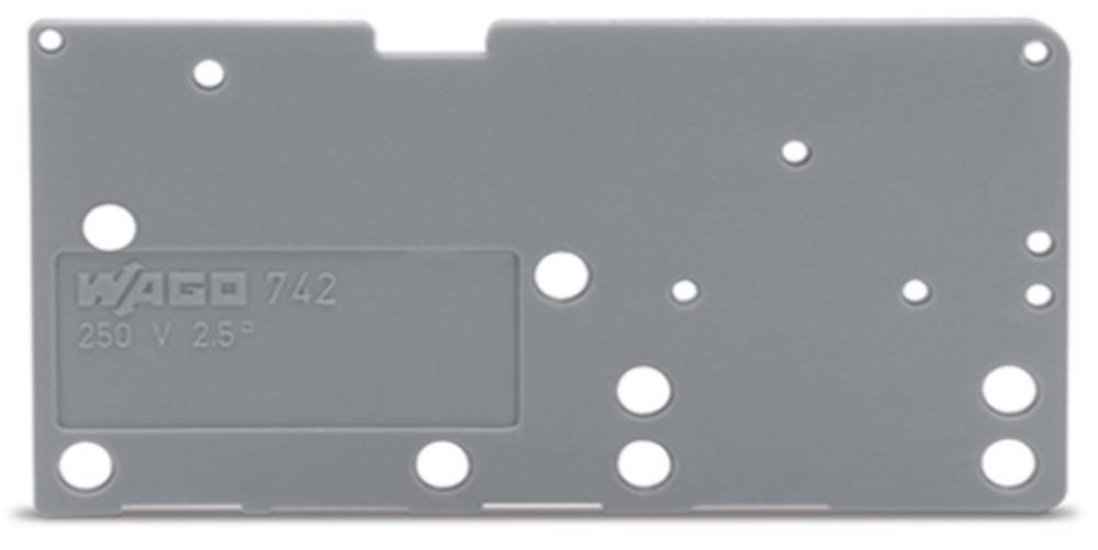 WAGO GmbH & Co. KG Abschlussplatte anrastbar 742-152