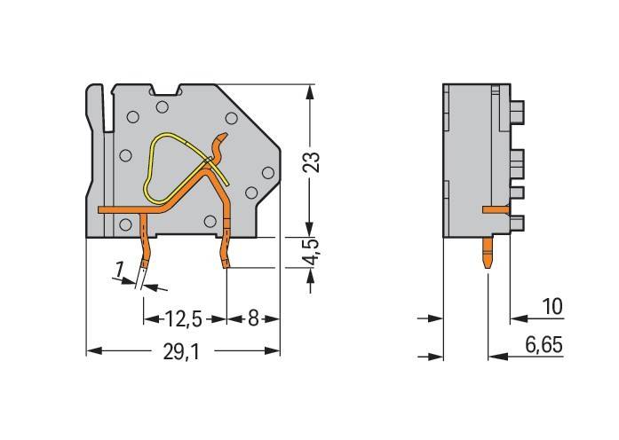 WAGO GmbH & Co. KG Anreihbare Leiterplattenk. 745-843
