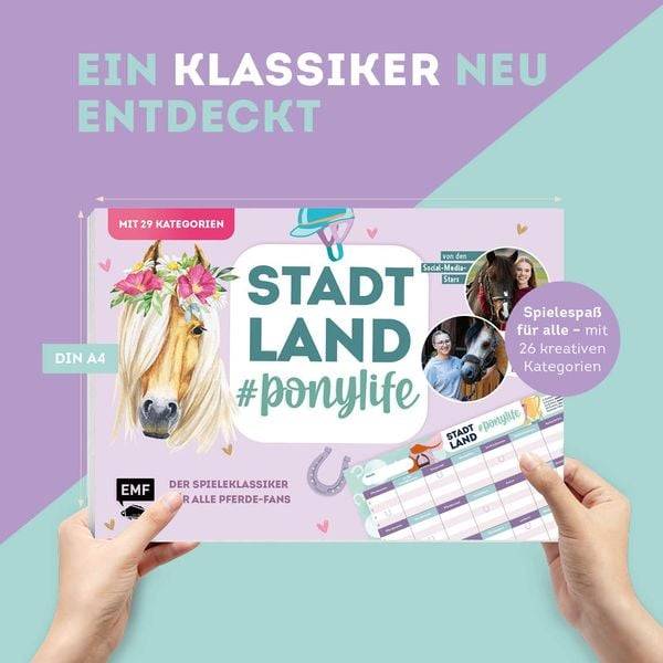 Stadt, Land, # ponylife - Der Spieleklassiker für alle Pferde-Fans