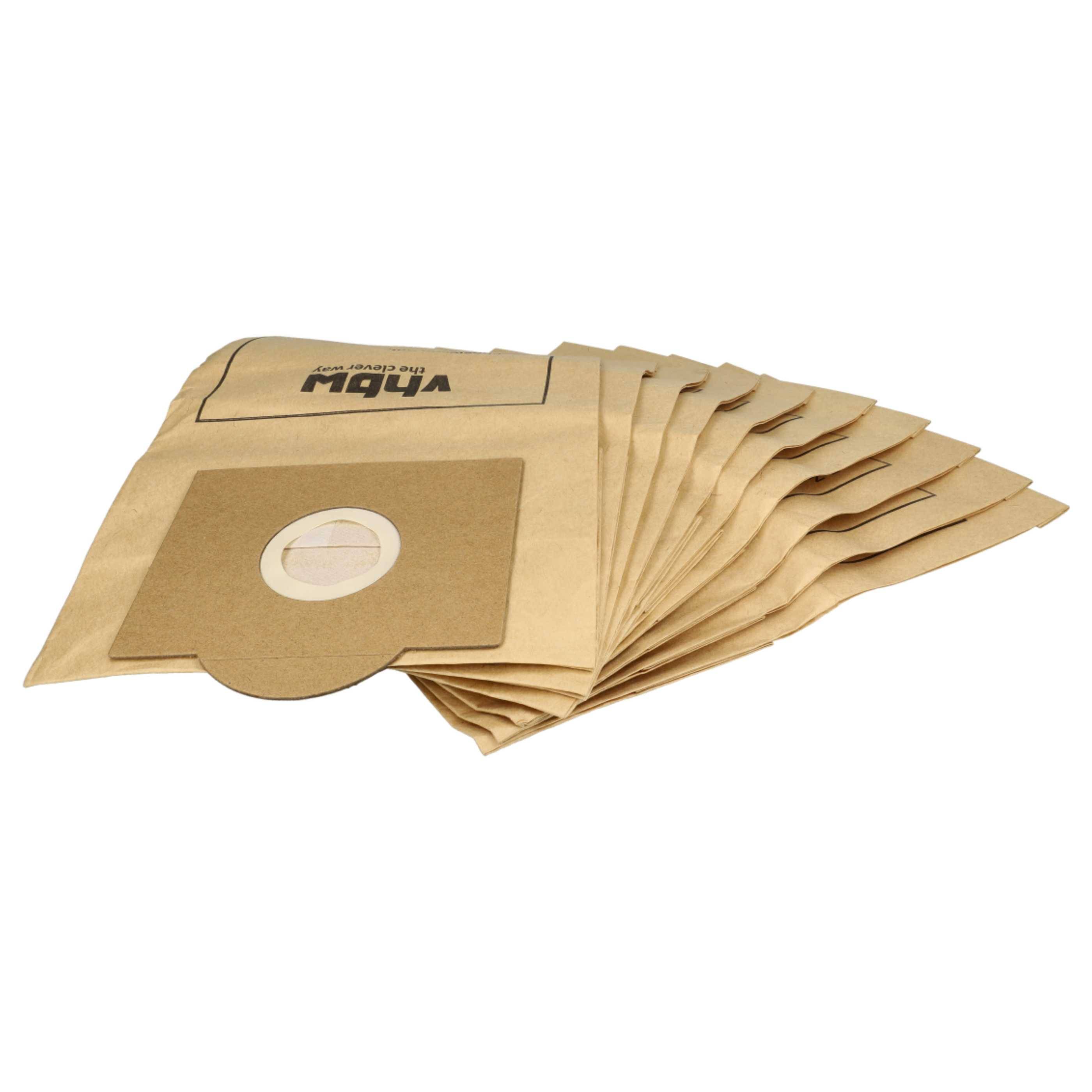 vhbw 50x Staubsaugerbeutel Ersatz für Rowenta ZR 815, ZR 765, ZR 81 für Staubsauger - Papier, 32cm x 19cm Sandfarben