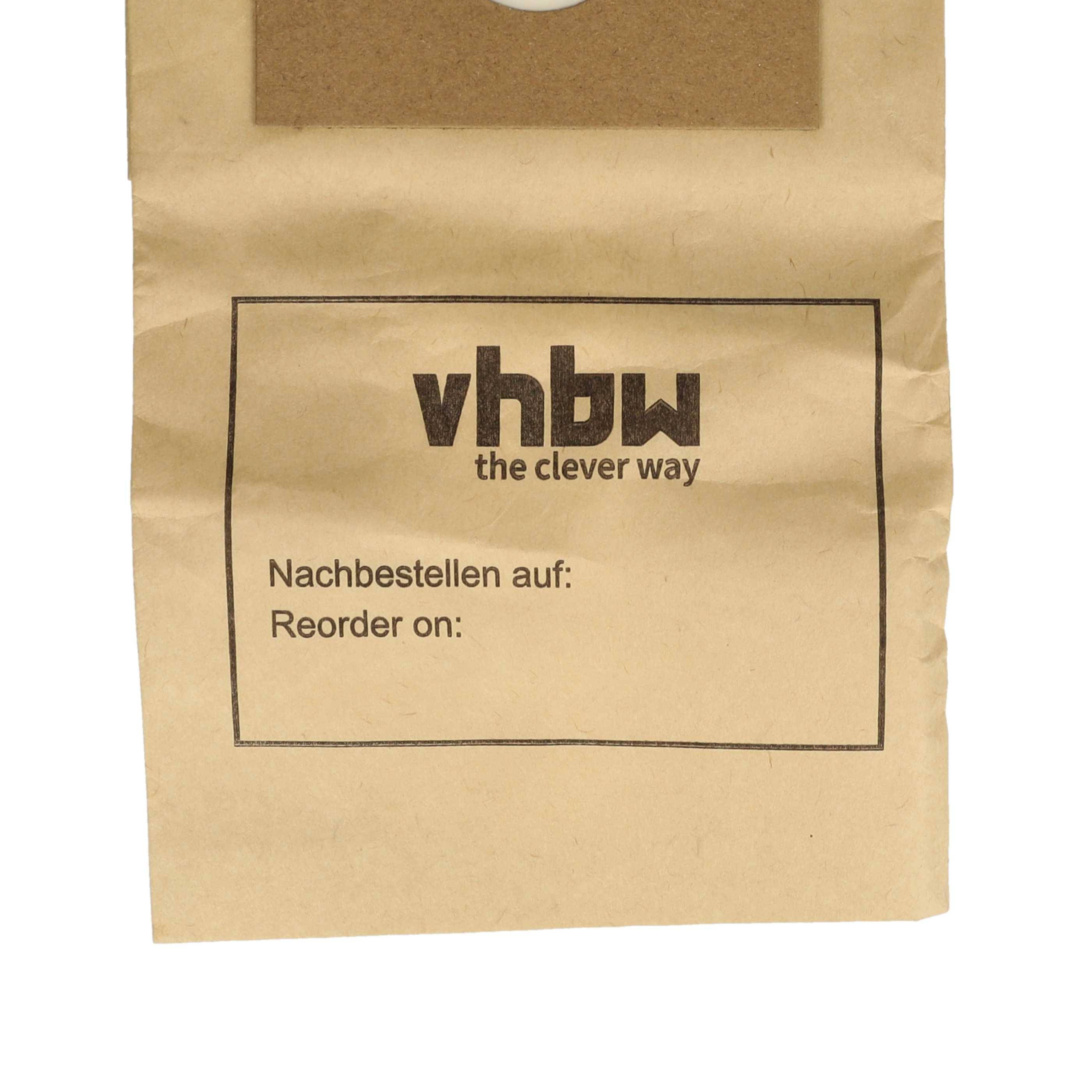 vhbw 50x Staubsaugerbeutel Ersatz für Rowenta ZR 815, ZR 765, ZR 81 für Staubsauger - Papier, 32cm x 19cm Sandfarben