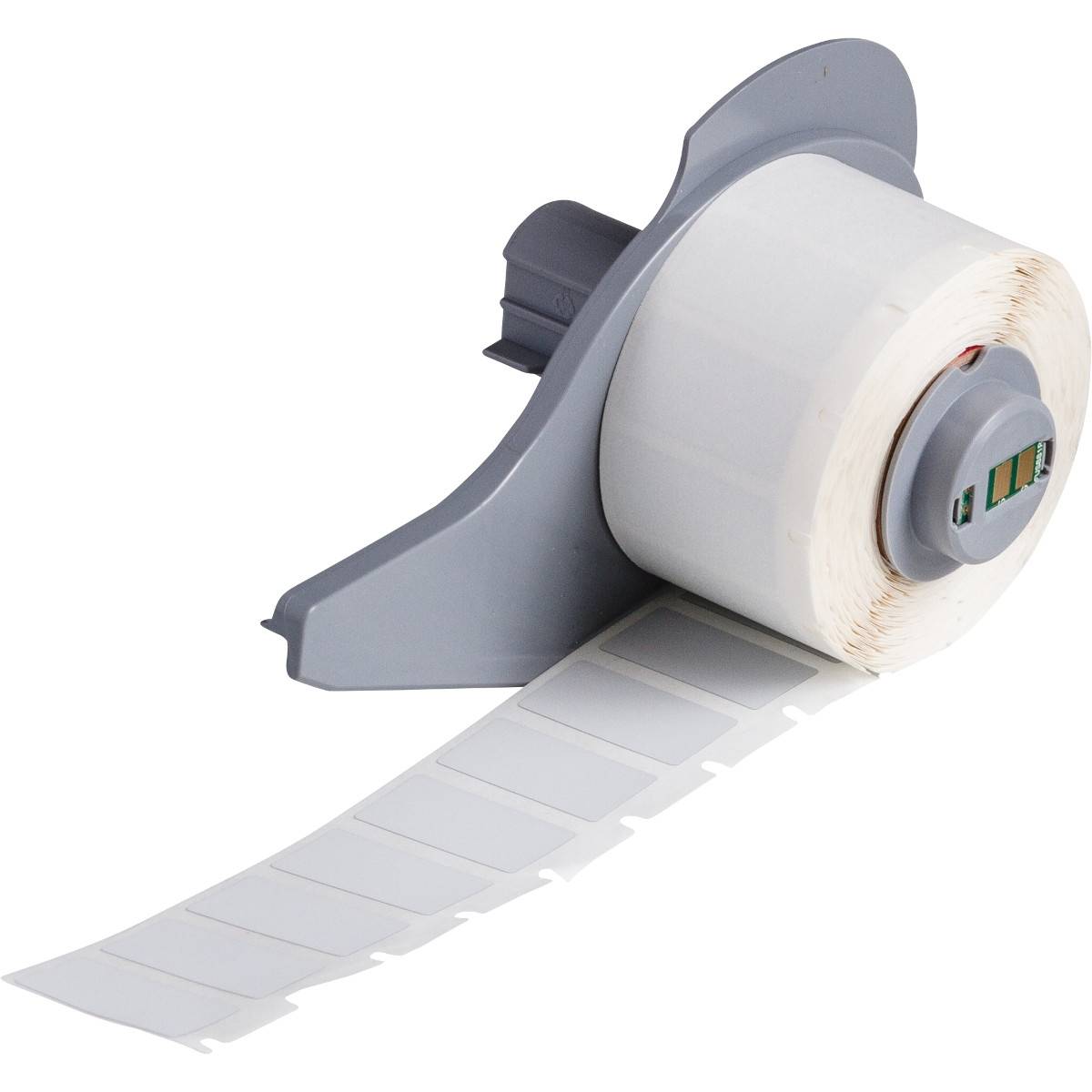 Etiketten aus Polyester, 25,4 mm x 12,7 mm, hellgrau, Brady M7-17-486