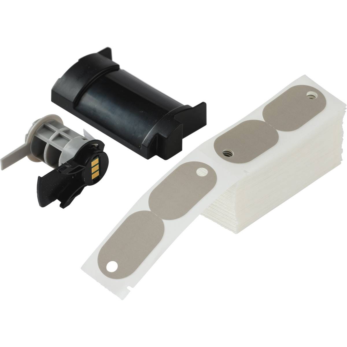 Etiketten aus PE (Polyethylen), 25,00 mm x 44,45 mm, grau, Brady M6-145-145-GY