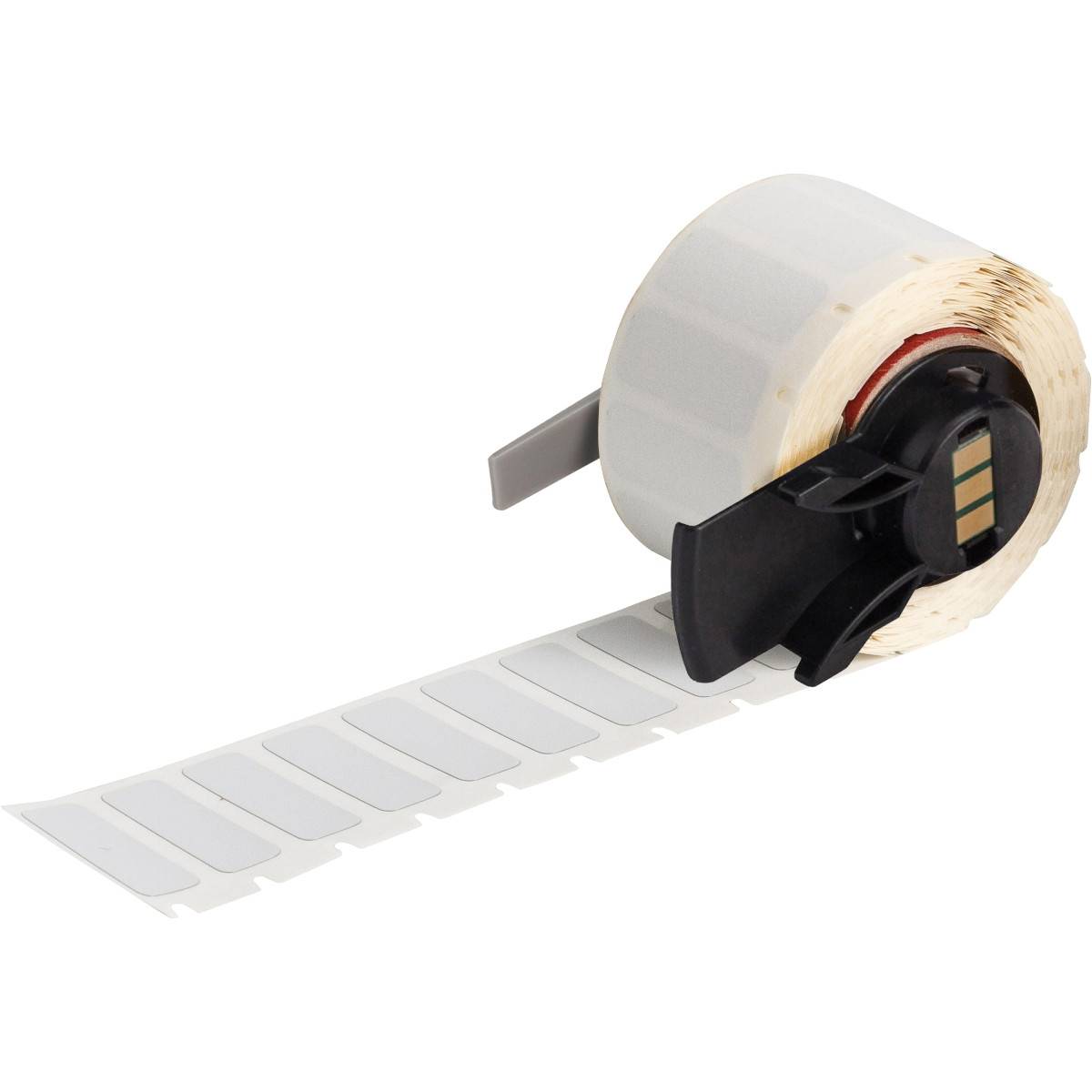 Etiketten aus Polyester, 25,4 mm x 9,53 mm, hellgrau, Brady M6-16-486