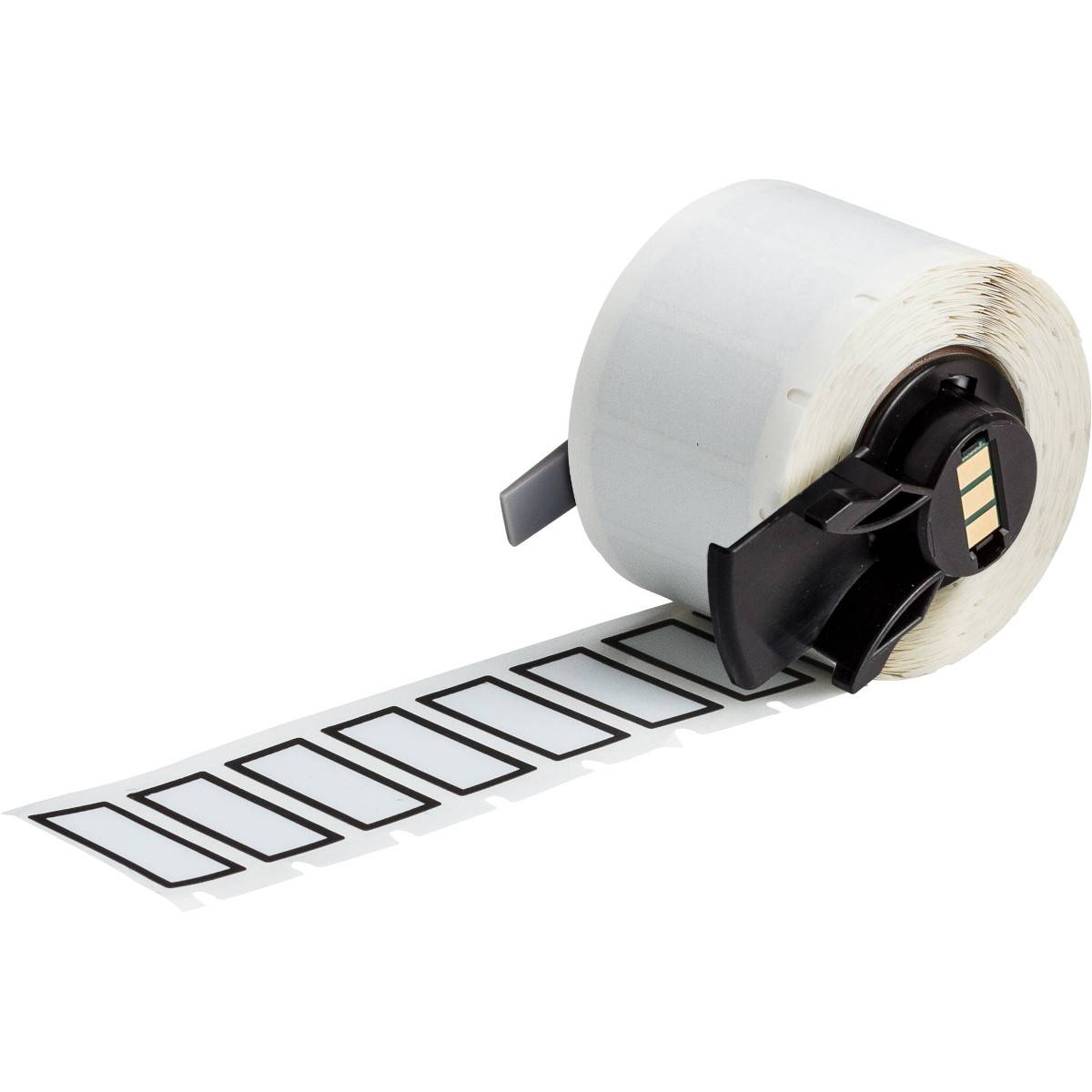 Etiketten aus Polyester, 28,7 mm x 12,7 mm, hellgrau, Brady M6-24-486-BK