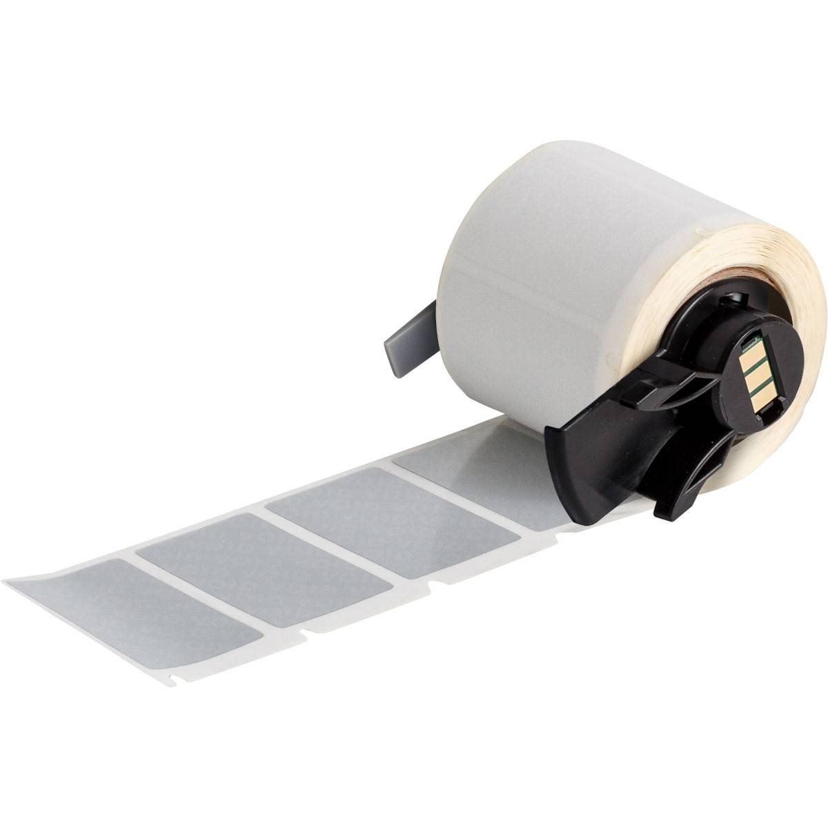 fälschungssichere Etiketten aus Polyester, 38,1 mm x 25,4 mm, silber, Brady M6-31-7576