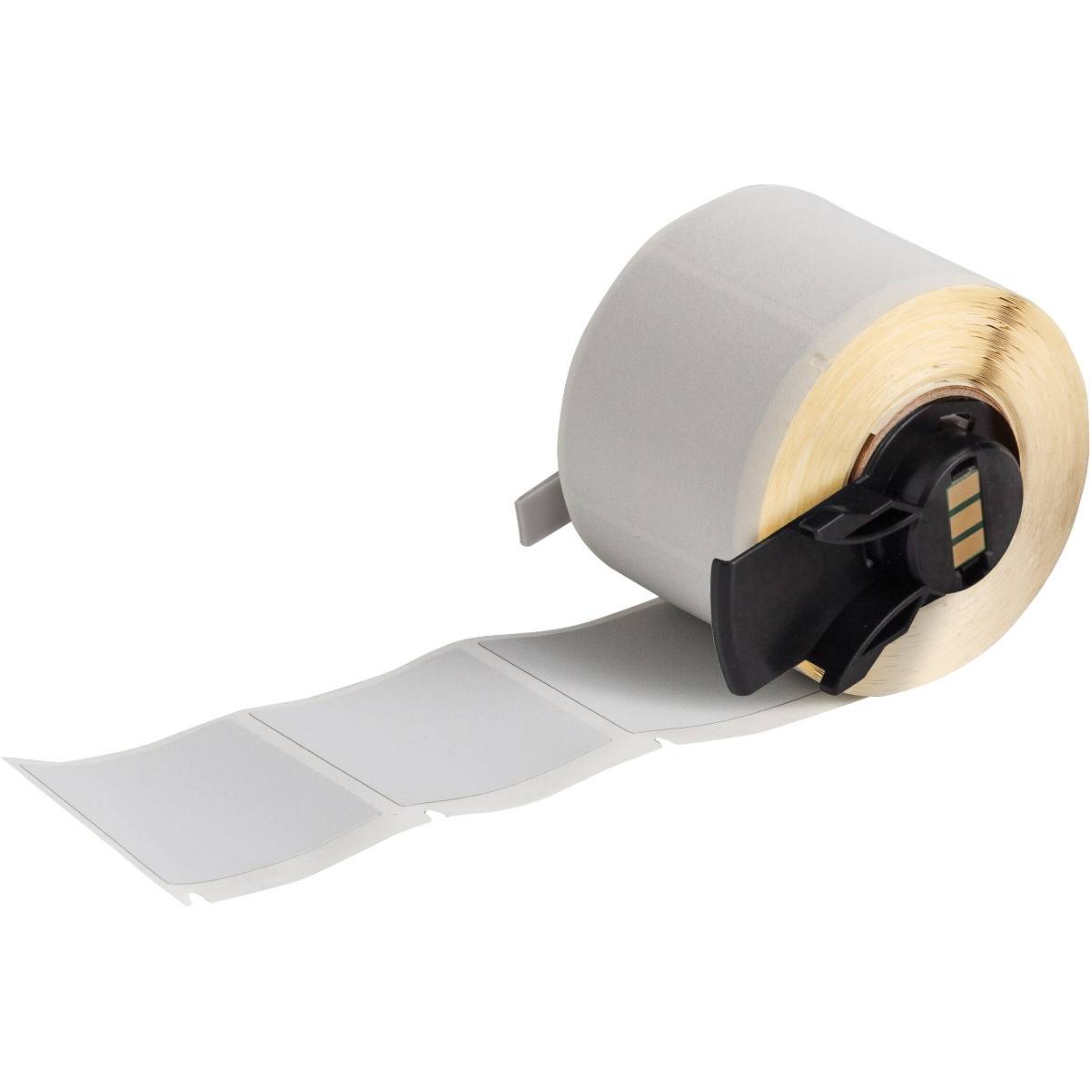 Etiketten aus Polyester, 38,1 mm x 38,1 mm, hellgrau, Brady M6-32-486