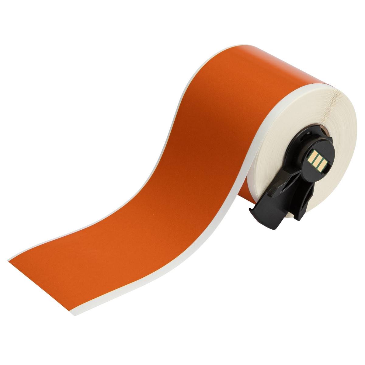 Endlos-Etikett aus Vinyl, 50,8 mm x 9,14 m, orange, Brady M6C-2000-584-OR
