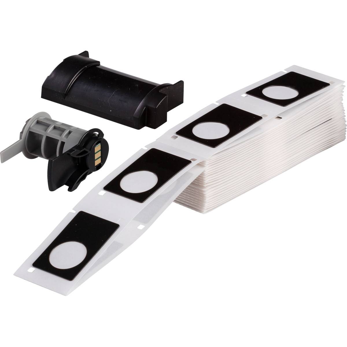 Etiketten aus Polyester aufgeschäumt, 30,0 mm x 40,0 mm, schwarz, Brady M6-05-7593-BK