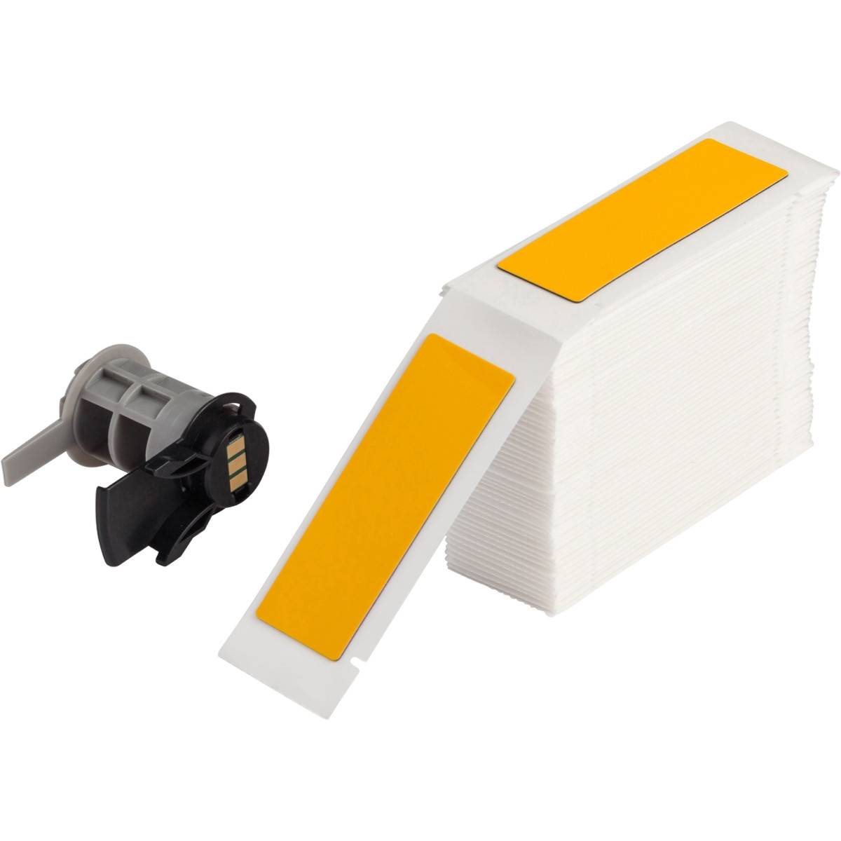 Etiketten aus Polyester aufgeschäumt, 25,0 mm x 75,0 mm, gelb, Brady M6-09-7593-YL