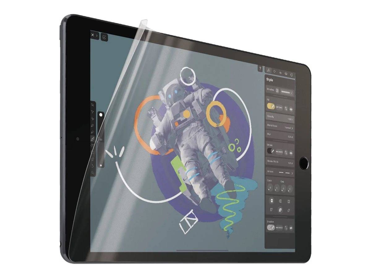 PanzerGlass - Bildschirmschutz für Tablet - ultrabreite Passform - Folie - für Apple 10.2-inch iPad (7. Generation, 8. G