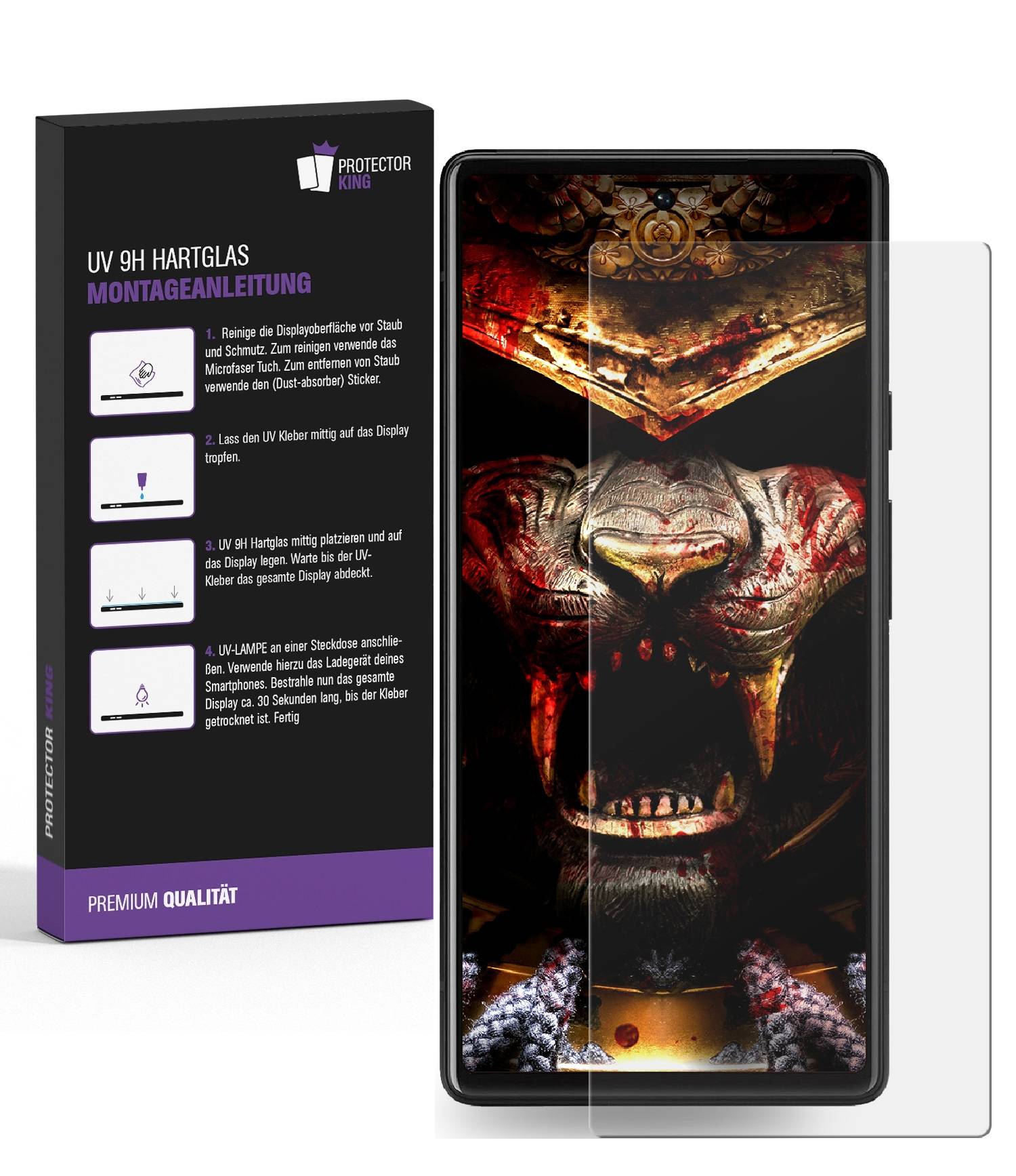 Kopie von 2x UV-Liquid 9H Panzerglas für Xiaomi 14 Ultra 3D KLAR echtes Tempered Panzerhartglas Schutzglas Displayschutz Panzerfolie Schutzfolie