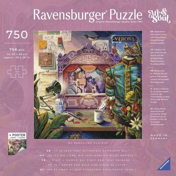 Ravensburger - Art & Soul - Romeo & Juliet, 750 Teile