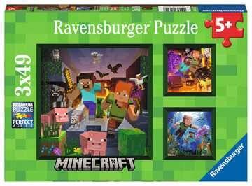 Minecraft Puzzle 3x49Stück