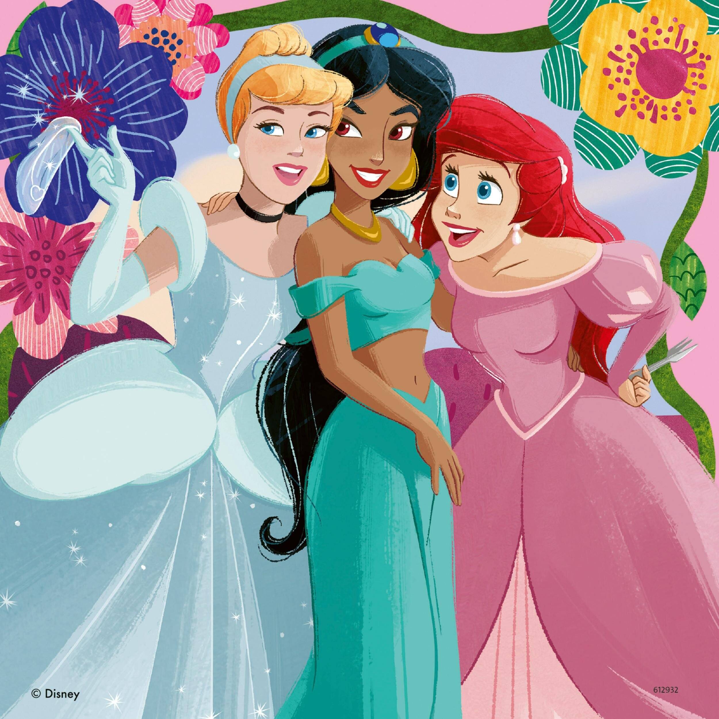 Ravensburger -Puzzle Disney Prinzessin 3x49p
