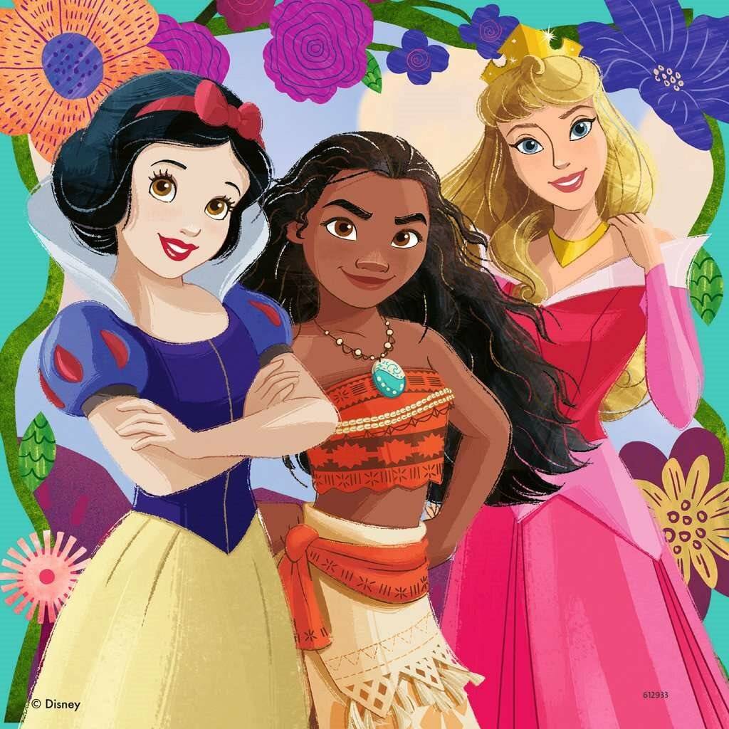 Ravensburger -Puzzle Disney Prinzessin 3x49p