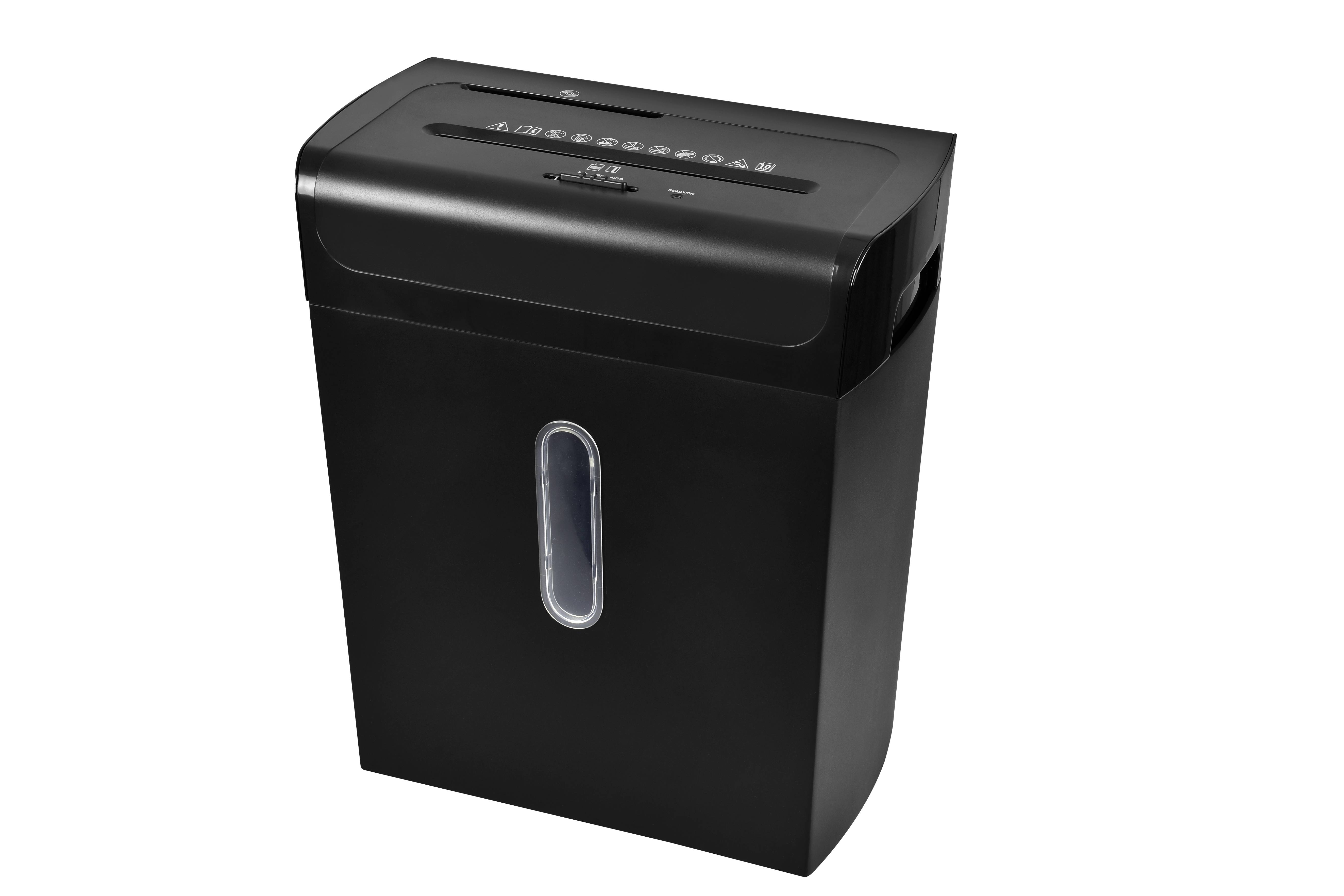 Monolith LUS 144 Aktenvernichter Cross Cut - Schwarzes Design - 20L-Auffangbehälter