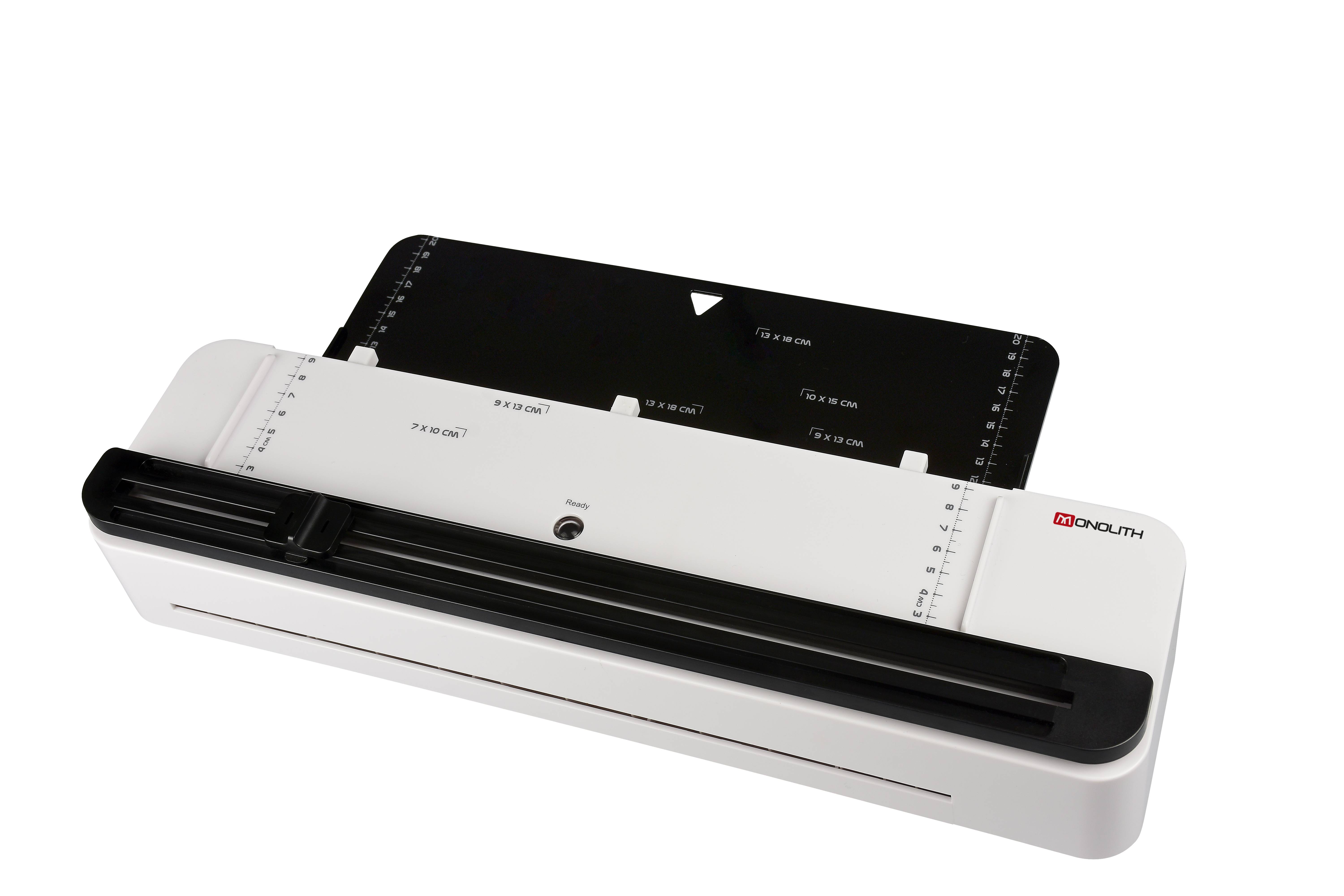 Monolith OL 300-C Laminiergerät DIN A3 - 400 mm/min - Aufwärmzeit 4 Min - bis zu 125 Mikron - Schwarz/Weiss