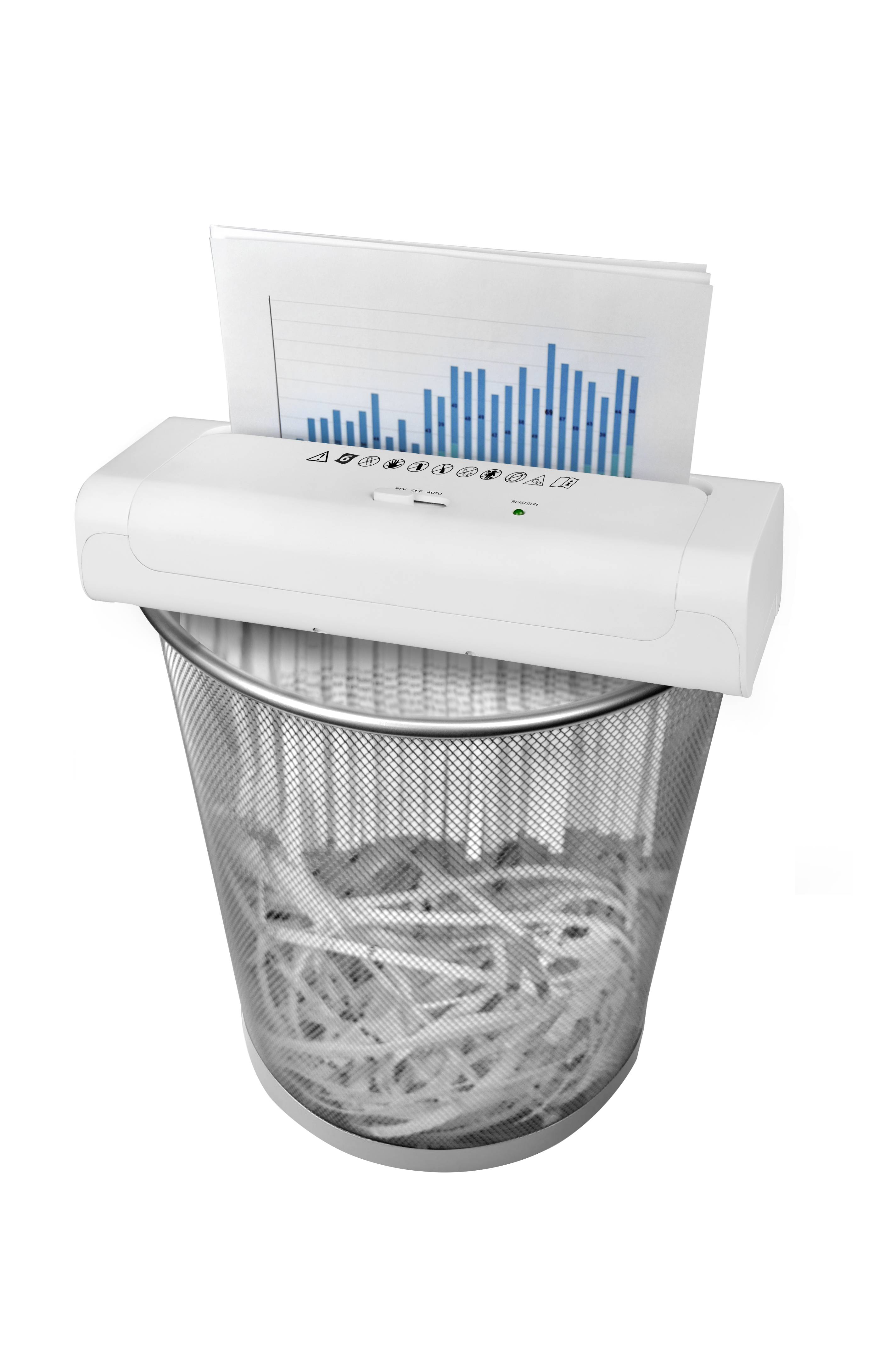 Monolith MA 601 Aufsatz-Aktenvernichter - Start-/Stopp-Funktion - Weiß