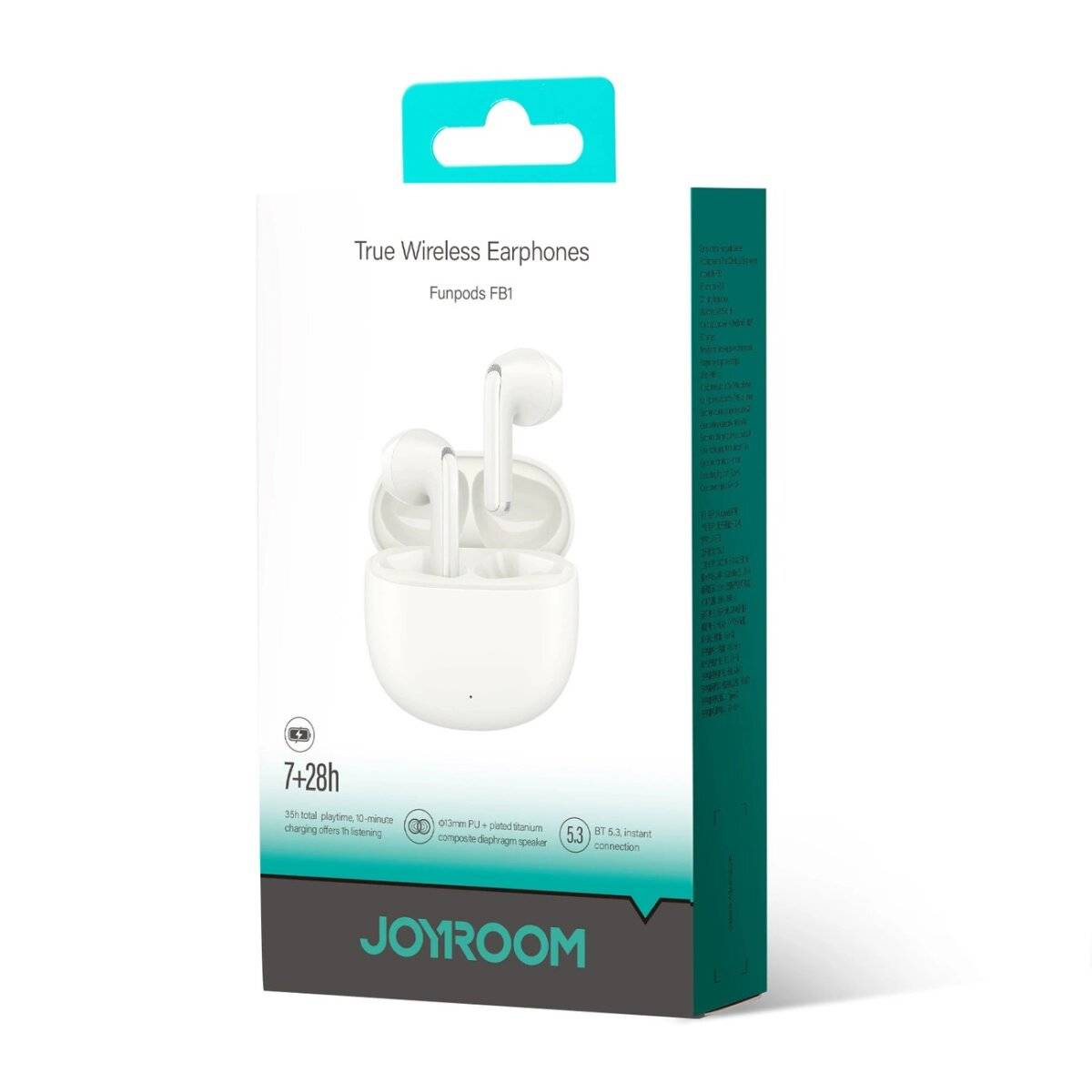 Bluetooth 5.3 In-Ear-Kopfhörer - Funpods Series JR-FB1 kabellose Kopfhörer Beige