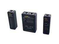 EQUIP - Kabeltester Netzwerk f. RJ45/RJ11/RJ12/BNC Kabel sw