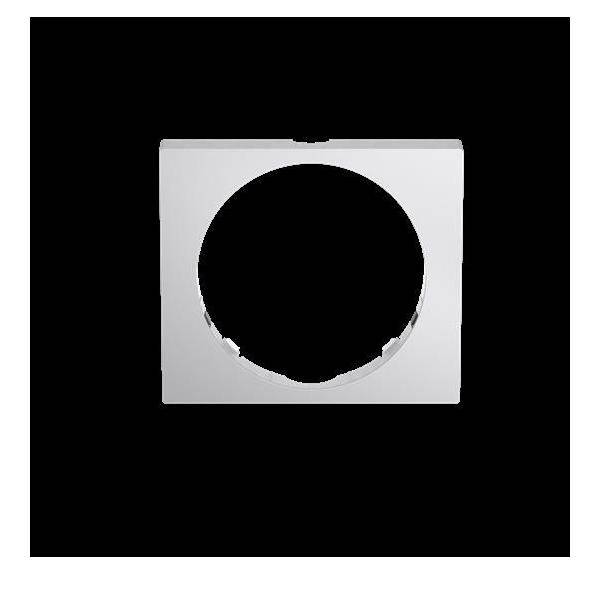 Busch-Jaeger Rahmen eckig Alusilber 6851/DR-133