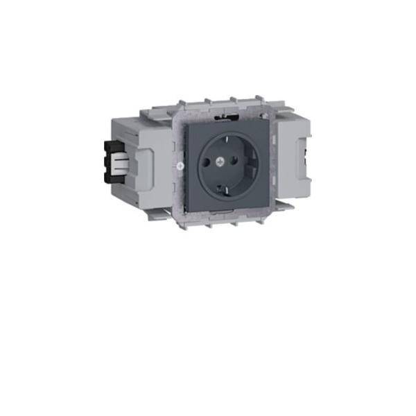 10 Stk. Tehalit Steckdose 1-fach GS10019011